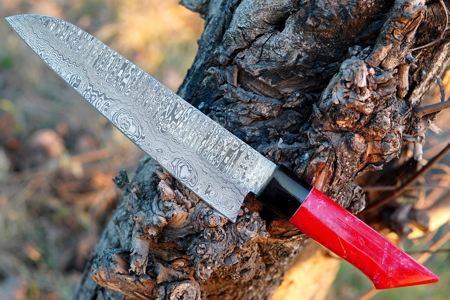 Custom Handmade Chef Knife Damascus Steel Kitchen Knife Ideal Kitchen Outdoor