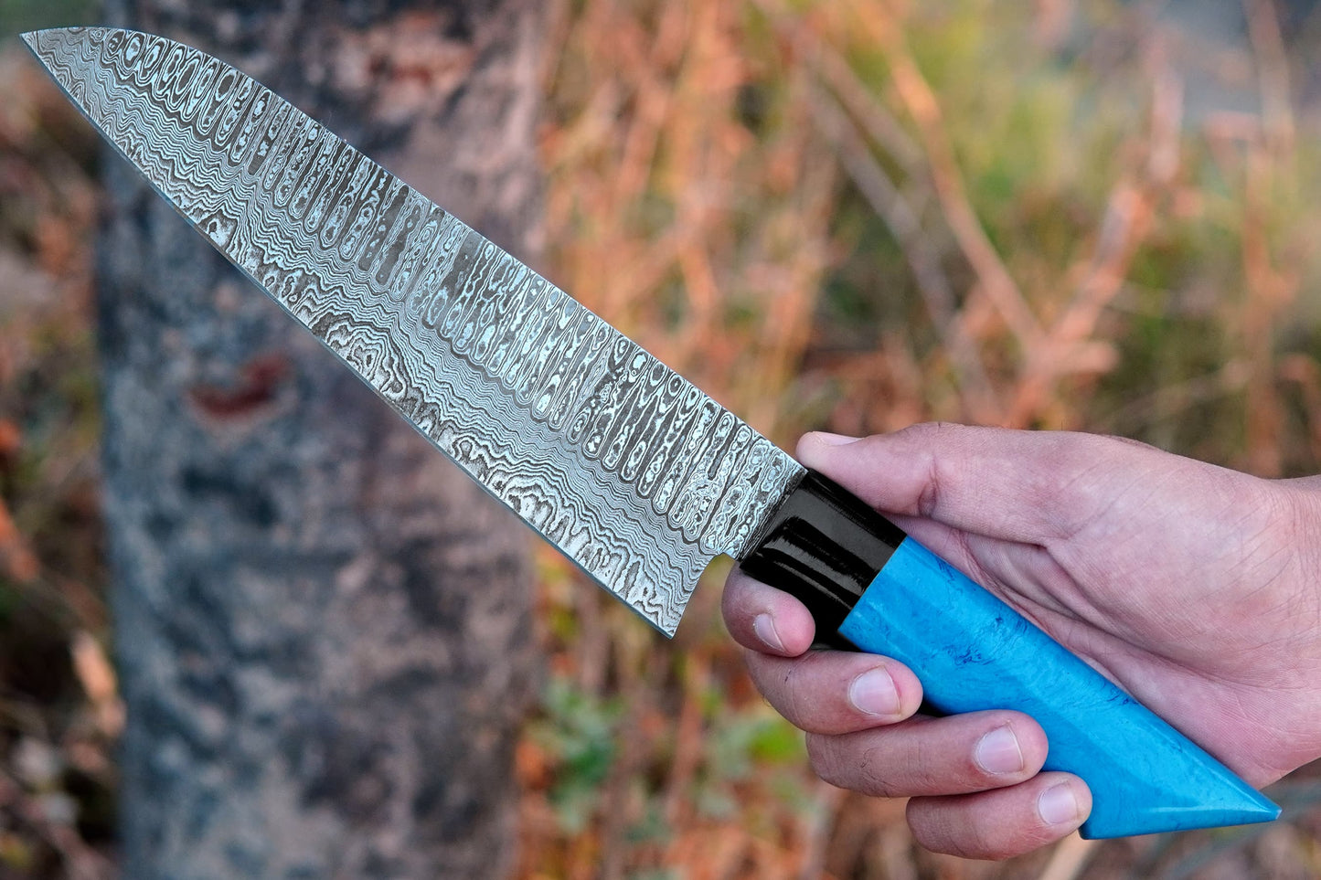 Custom Handmade Chef Knife Damascus Steel Kitchen Knife Ideal Kitchen Outdoor