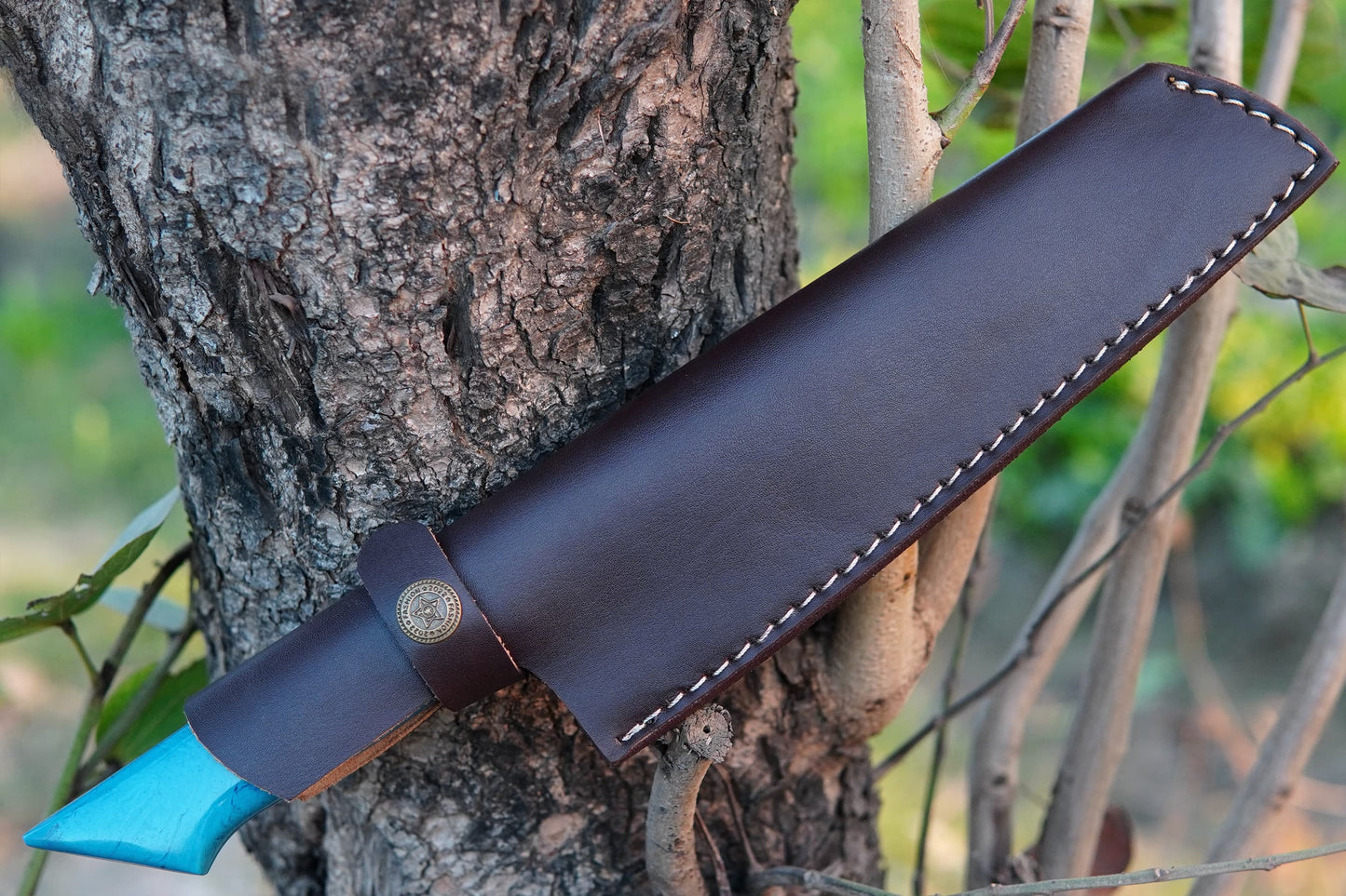 Custom Handmade Chef Knife Damascus Steel Kitchen Knife Ideal Kitchen Outdoor