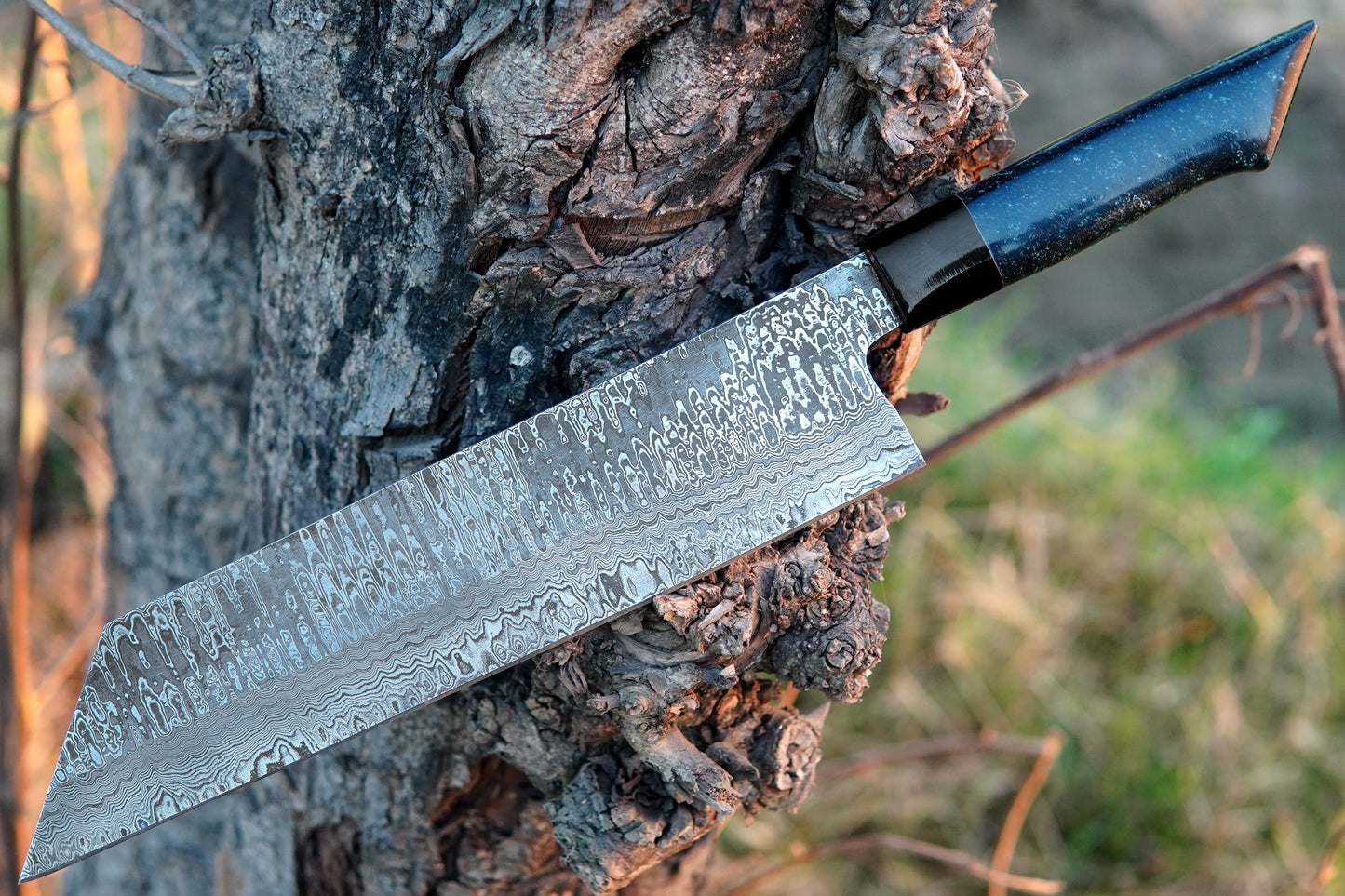 Custom Handmade Chef Knife Damascus Steel Kitchen Knife Ideal Kitchen Outdoor