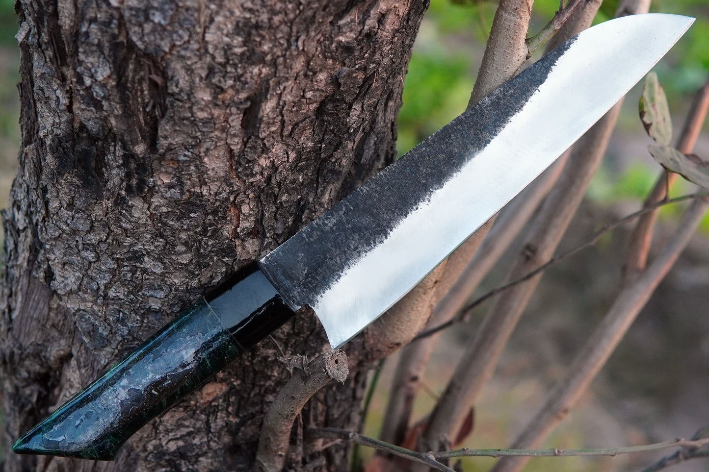 Custom Handmade Chef Knife Carbon Steel Kitchen Knife Ideal for Kitchen Outdoor