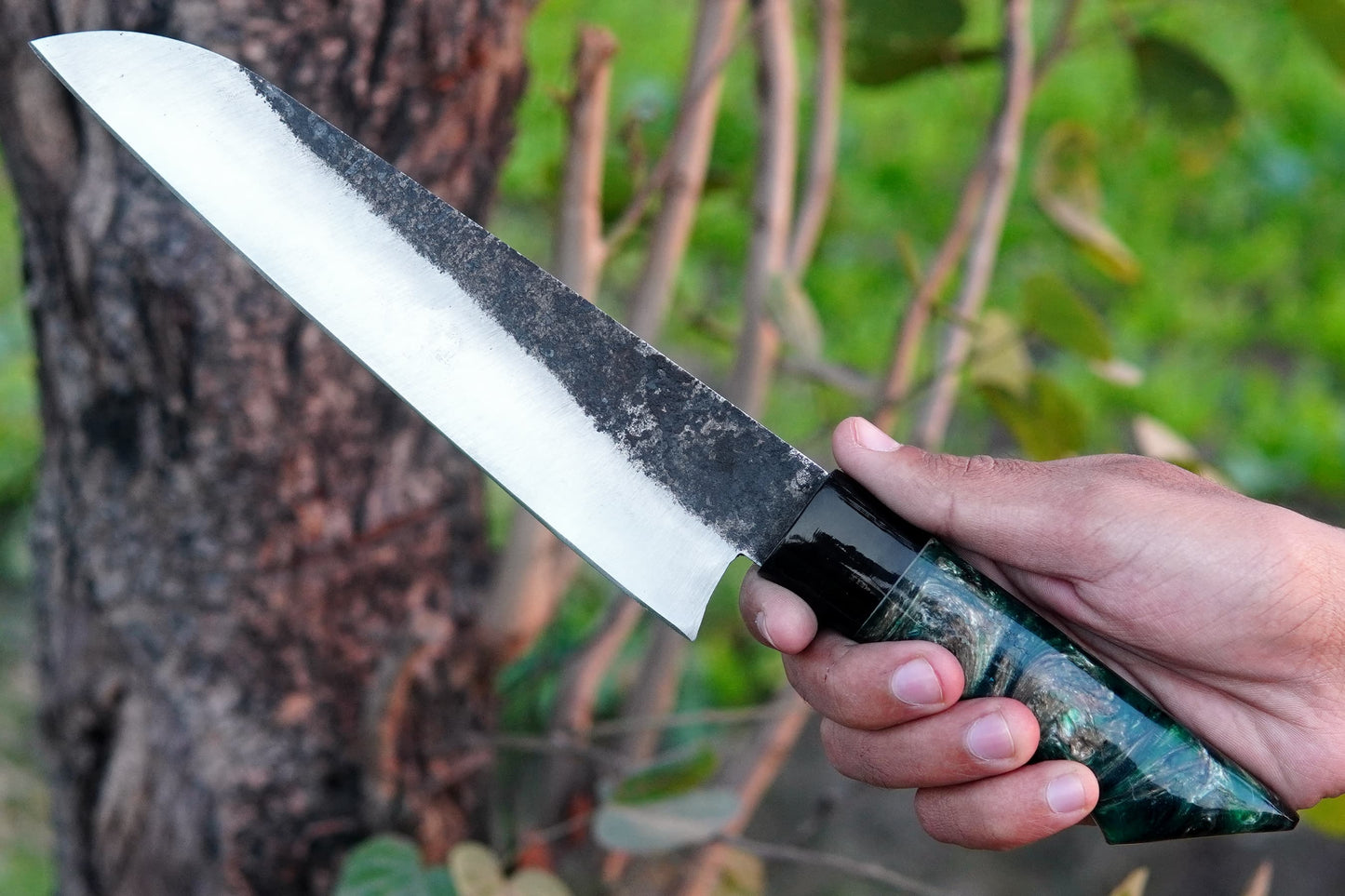 Custom Handmade Chef Knife Carbon Steel Kitchen Knife Ideal for Kitchen Outdoor